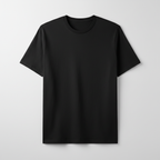 Black Basic Regular Tee