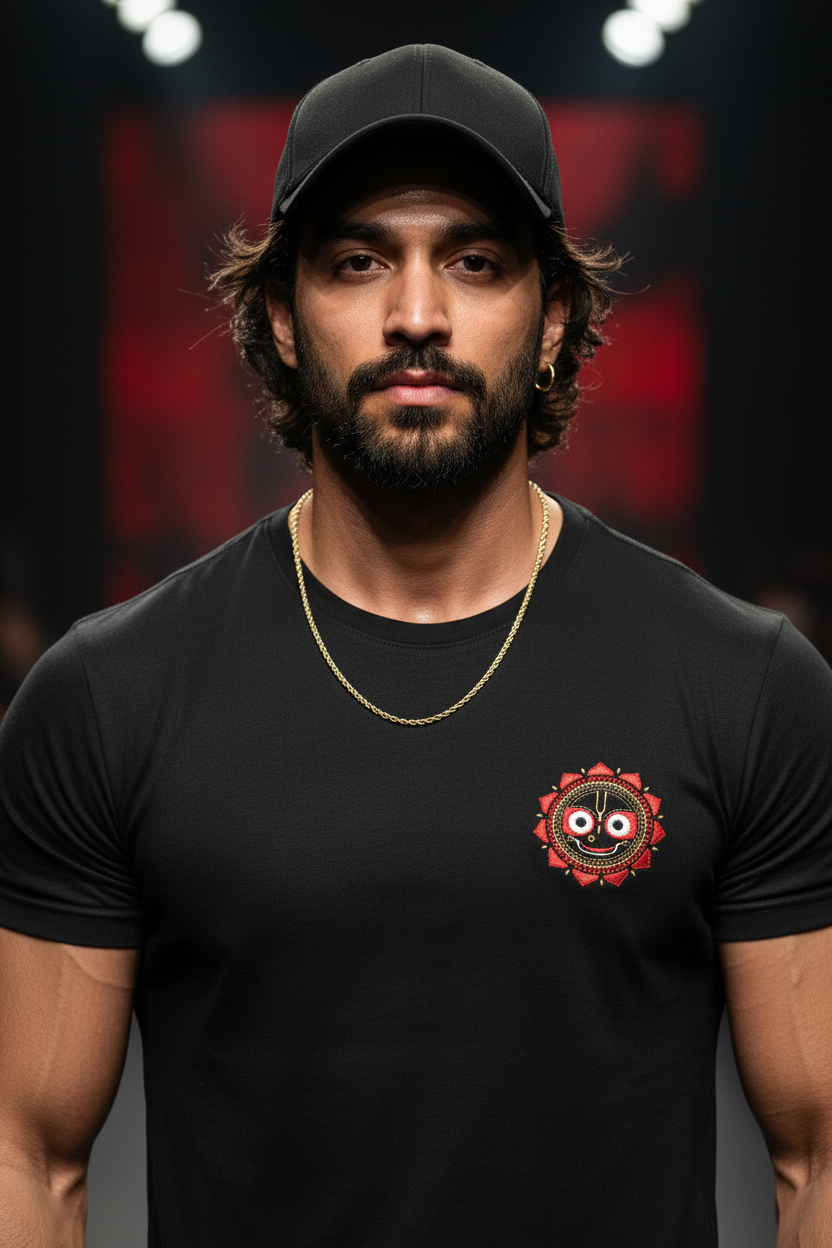 Mahaprabhu Tshirt - Male Model Cinematic Portrait