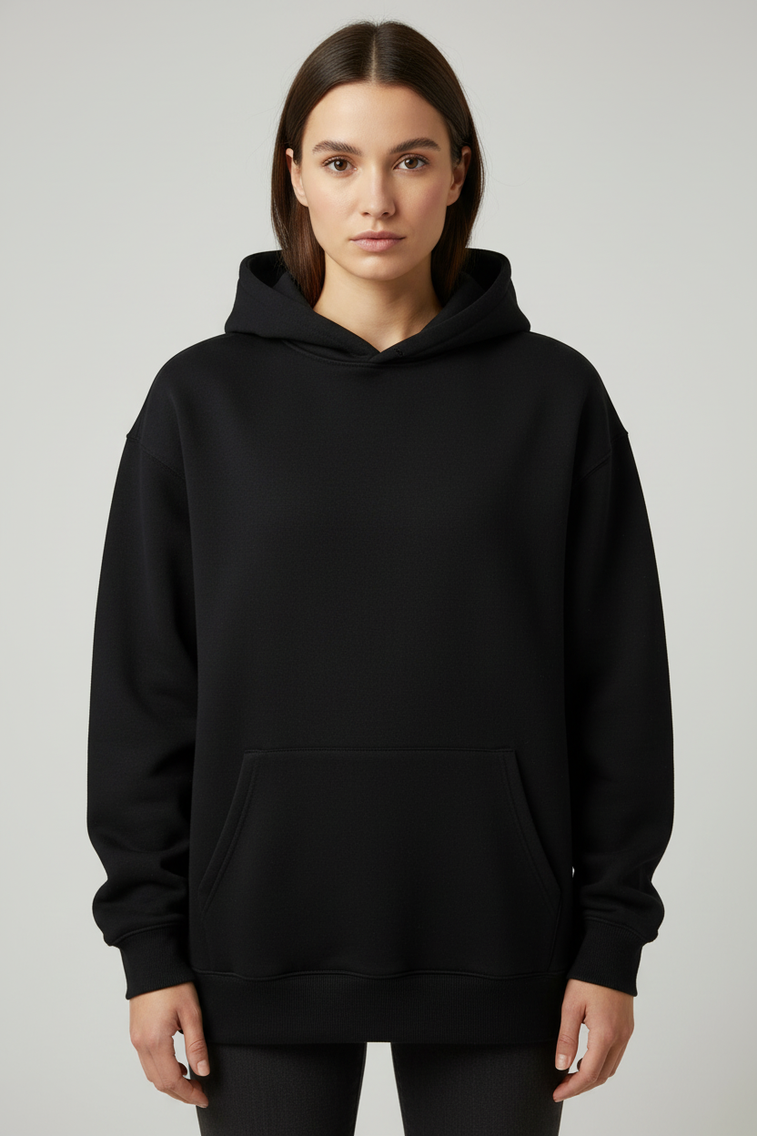 Premium Oversized Hoodie Black