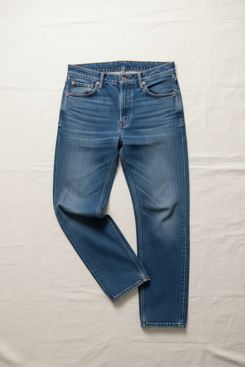 Relaxed Fit Jeans – Flat Lay