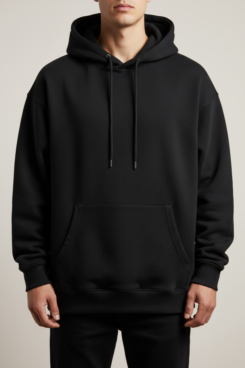 The Heavyweight Hoodie - Black