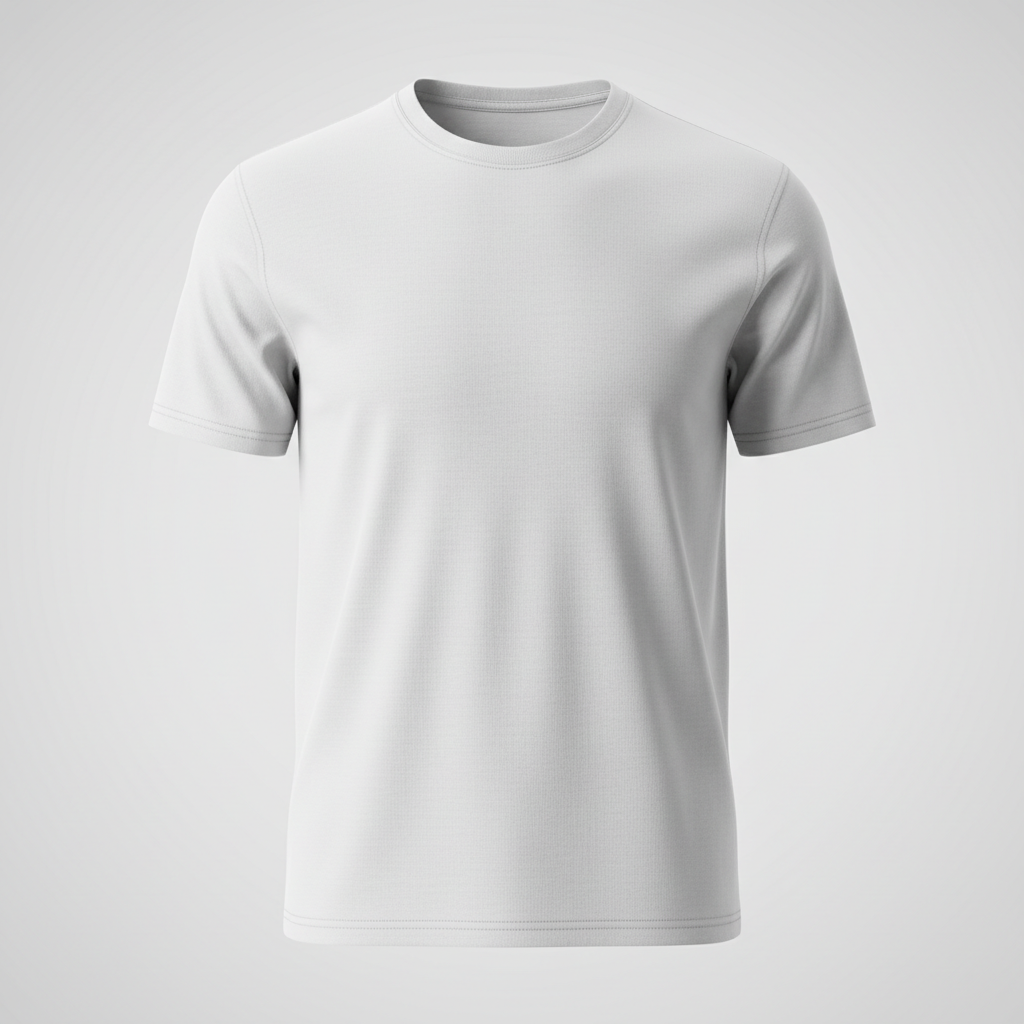 White Premium Regular Tee